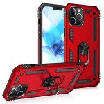 Wholesale Tech Armor Ring Stand Grip Case with Metal Plate for iPhone 12 Pro Max 6.7 inch (Navy Blue)